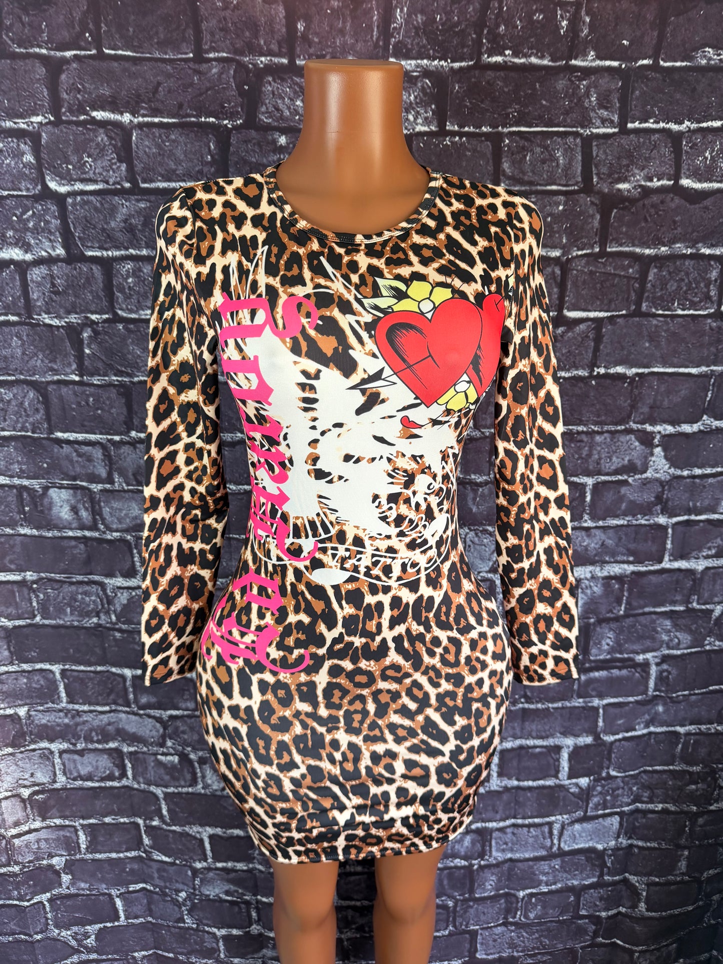 Edhardy cheetah dress