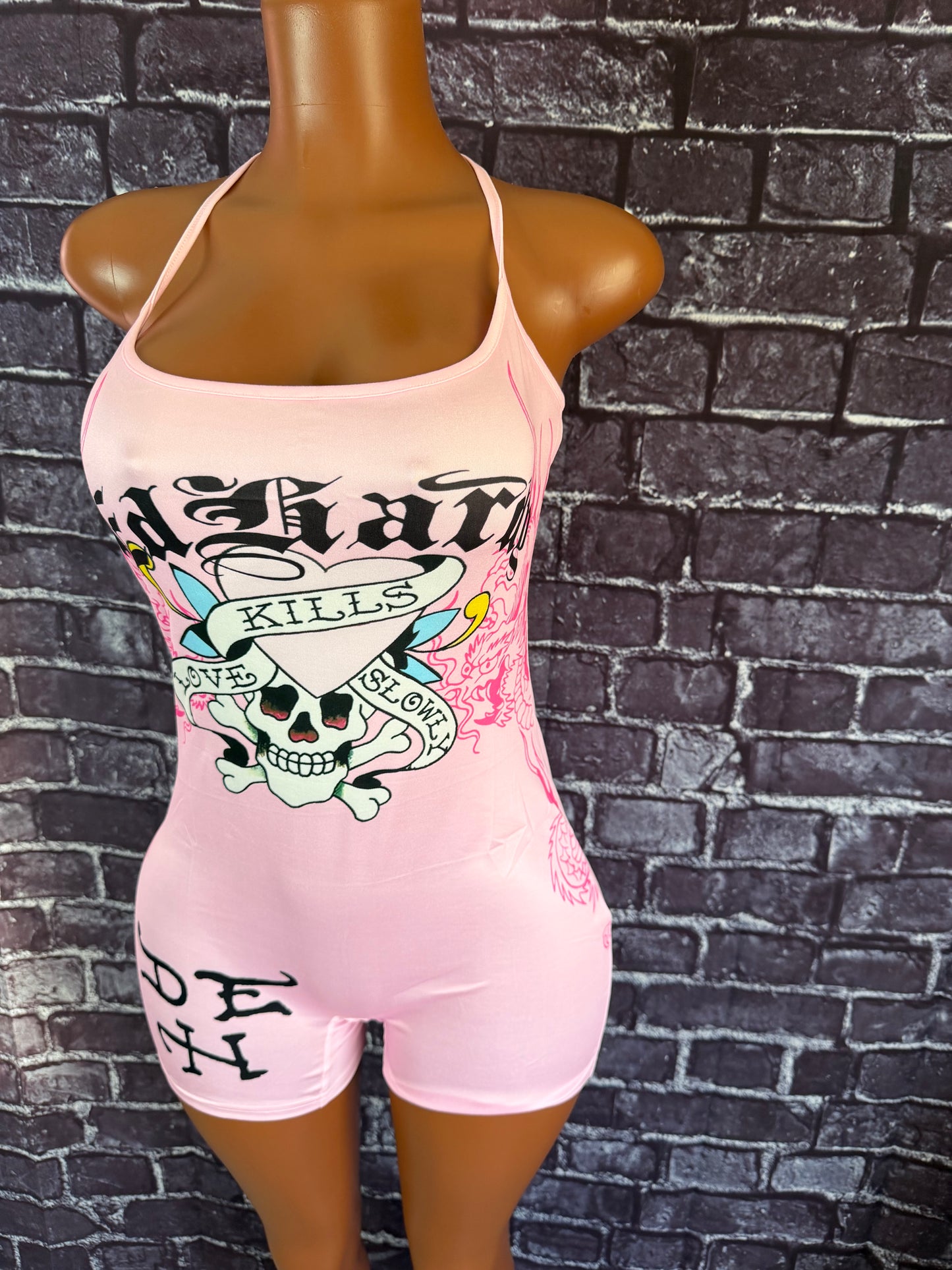 Edhardy bubble gum romper