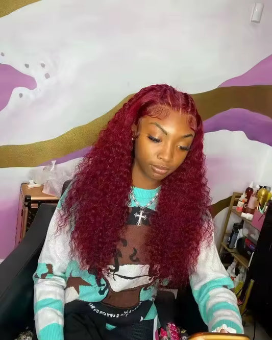99J Deep Wave 13x6 Full Frontal Wig