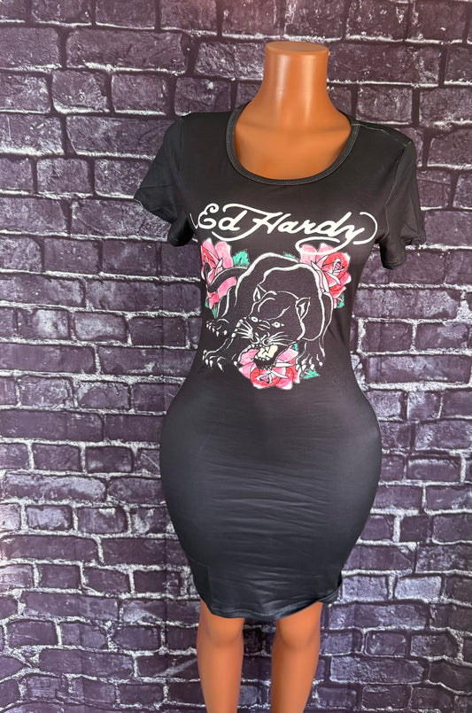 EDHARDY WILD CAT DRESS