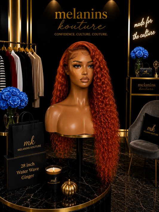 GINGER WATER WAVE  FULL FRONTAL 13x6 wig