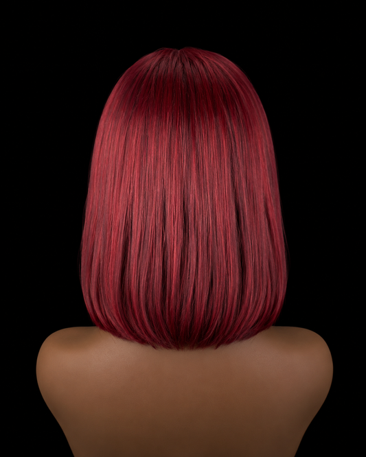 99j(12in Bob ) Straight 13x6  Full Frontal Wig
