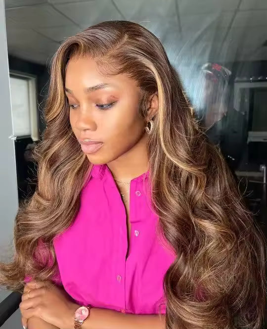 P47 Body Wave 13x6 Full Frontal Wig